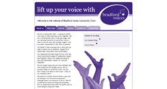 Desktop Screenshot of bradfordvoices.org.uk